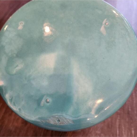 Jaska of California Cascade‎ Ware Blue with Brown Drip Vintage Pitcher - Picture 10 of 10